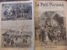 LE PETIT PARISIEN 1893 N 236 RENCONTRE DE TRAINS SOUS UN TUNNEL