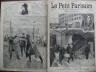 LE PETIT PARISIEN 1892 N 165 ATTENTAS A LA DYNAMITE A PARIS