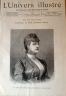 L'UNIVERS ILLUSTRE 1889 N 1800 MADAME AUGUSTA MARY ANNE HOLMES COMPOSITRICE