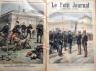 LE PETIT JOURNAL 1897 N 351 EN ALLEMAGNE, EXERCICES DES CHIENS DE GUERRE CONTRE LES CYCLISTES