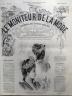 LE MONITEUR DE LA MODE 1891 N 17 CHAPEAUX DE PRINTEMPS. DESSIN DE J. ROCAULT