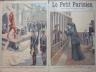 LE PETIT PARISIEN 1908 N 1036 Mlle STEINHEIL A LA PRISON ST LAZARE