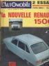 L'AUTOMOBILE 1964 N° 221 LA NOUVELLE RENAULT 1500